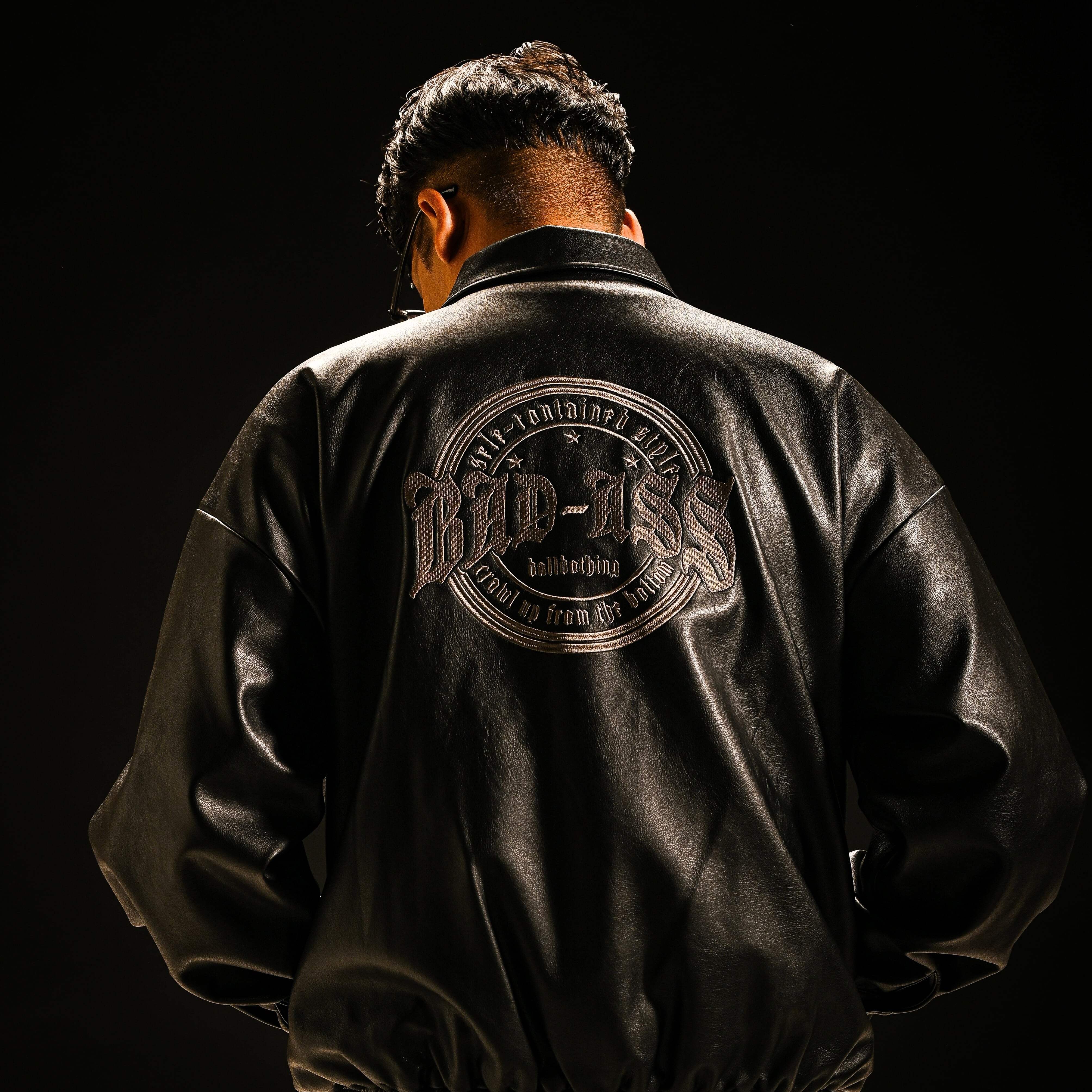 BADASS LEATHER STADIUM JUMPER | DALL