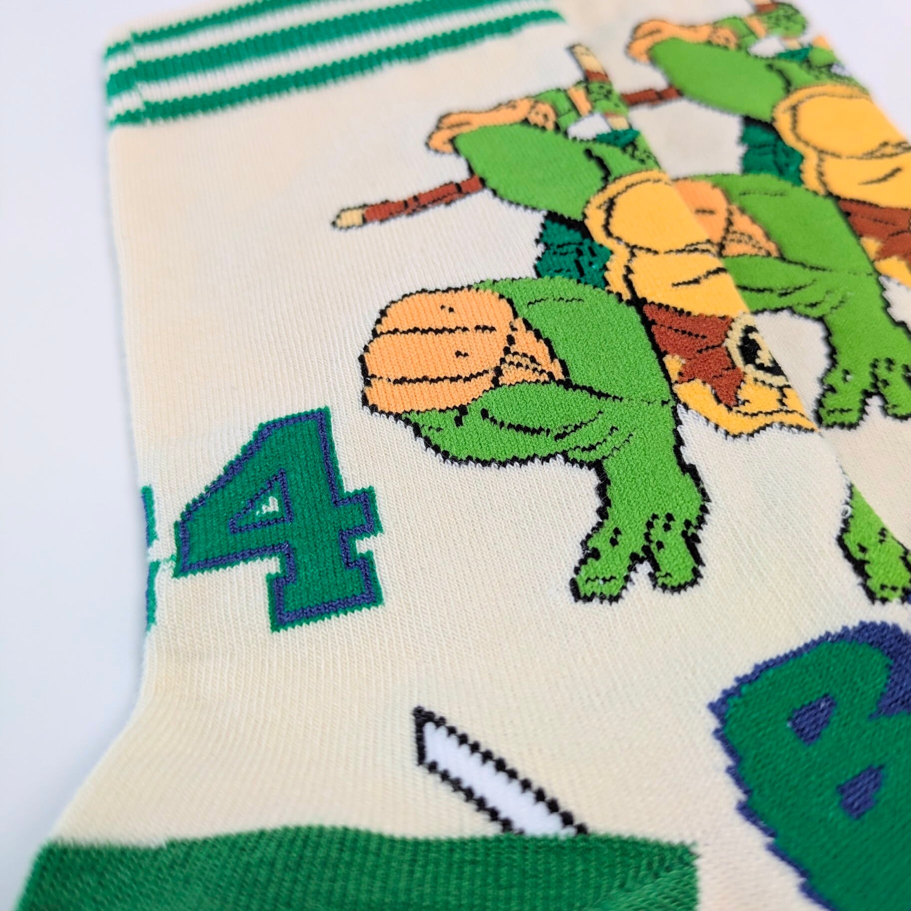 ♧【 crew socks / クルーソックス 】Teenage Mutant Ninja Turtles ( タートルズ )  / 靴下 / ソックス〚アメリカン雑貨 アメトイ〛