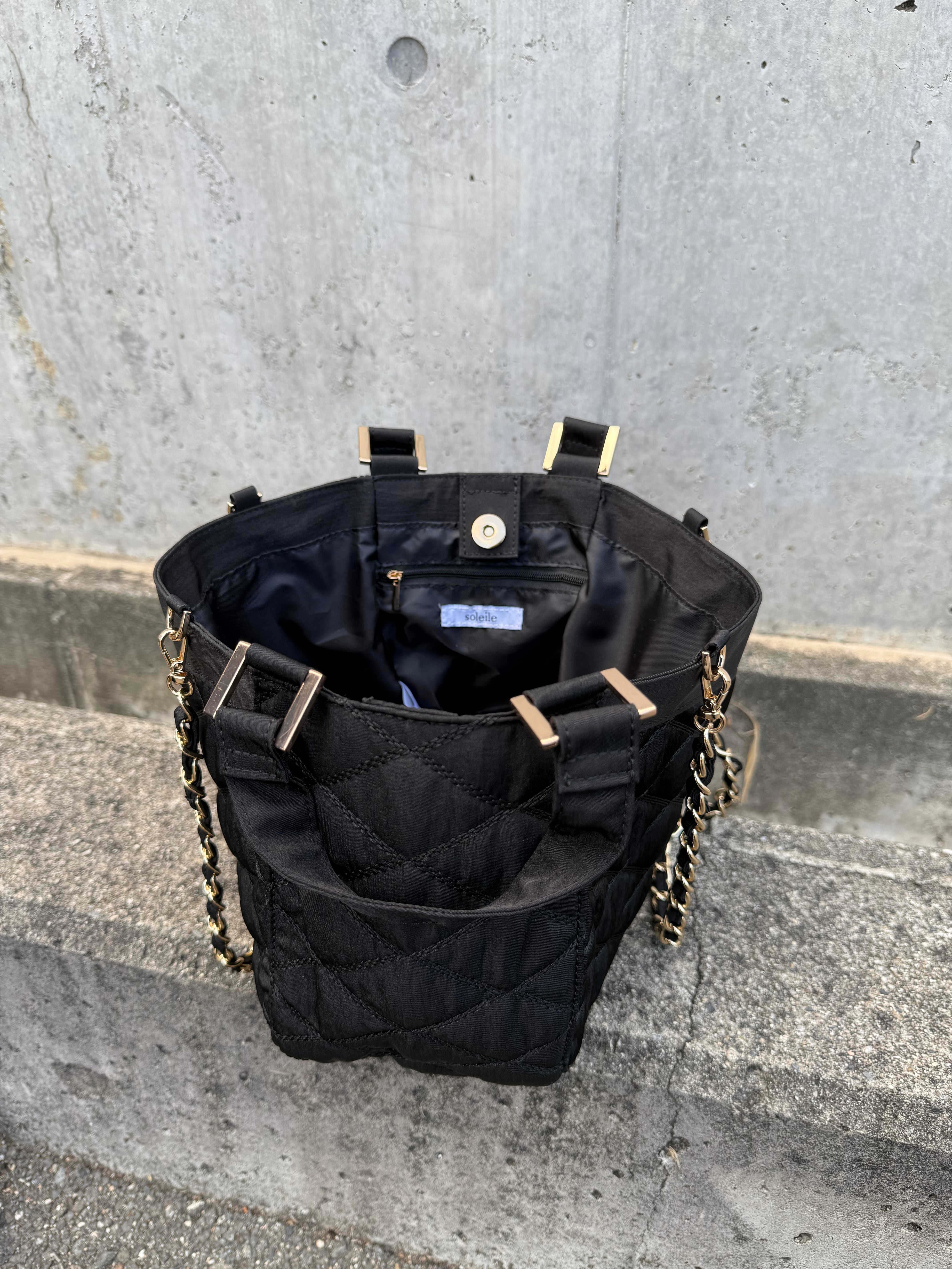 Kuu　本日発送！！soleile 完売！！ダブルチェーンバッグ ダブルチェーンバッグ | soleile