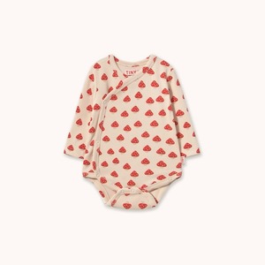送料無料 tinycottons/MINI MUSHROOMS RIB CROSSED BODY - ivory
