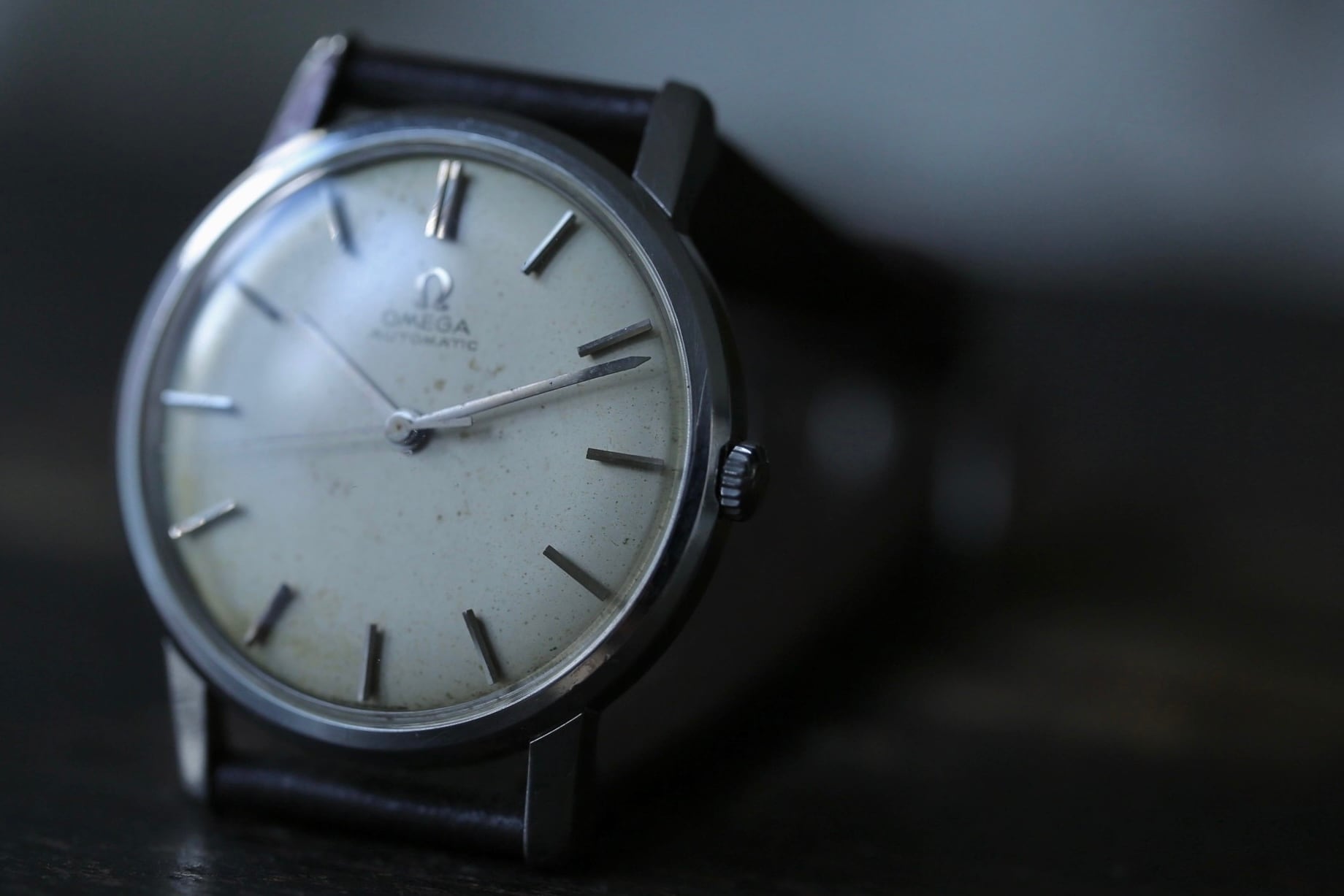 【OMEGA】1962年製 オメガ ノンネーム グラデーションエイジング バーインデックス 自動巻き OH済み / Vintagewatch / Cal.552 / OMEGA