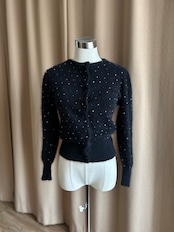 MADE IN JAPAN beads knit cardigan-5150-1