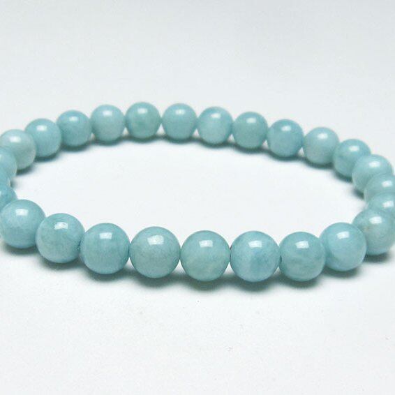 ラリマー ブレスレット 7mm 一点物 111-38321