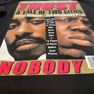 【SHAKA】希少 2PAC＋Notorious B.I.G. 4XL 超オーバーサイズ Tシャツ 半袖 us古着