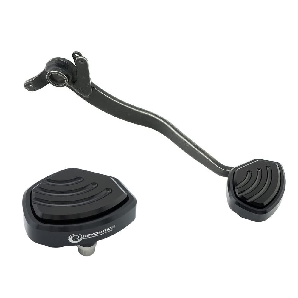 GTR Revolution ホンダモンキー125/ダックス125用ブレーキペダルカバー Rear Brake Pedal Cover JB02 JB03 JB04 ST125 (Black) for HONDA Monkey125/DAX125