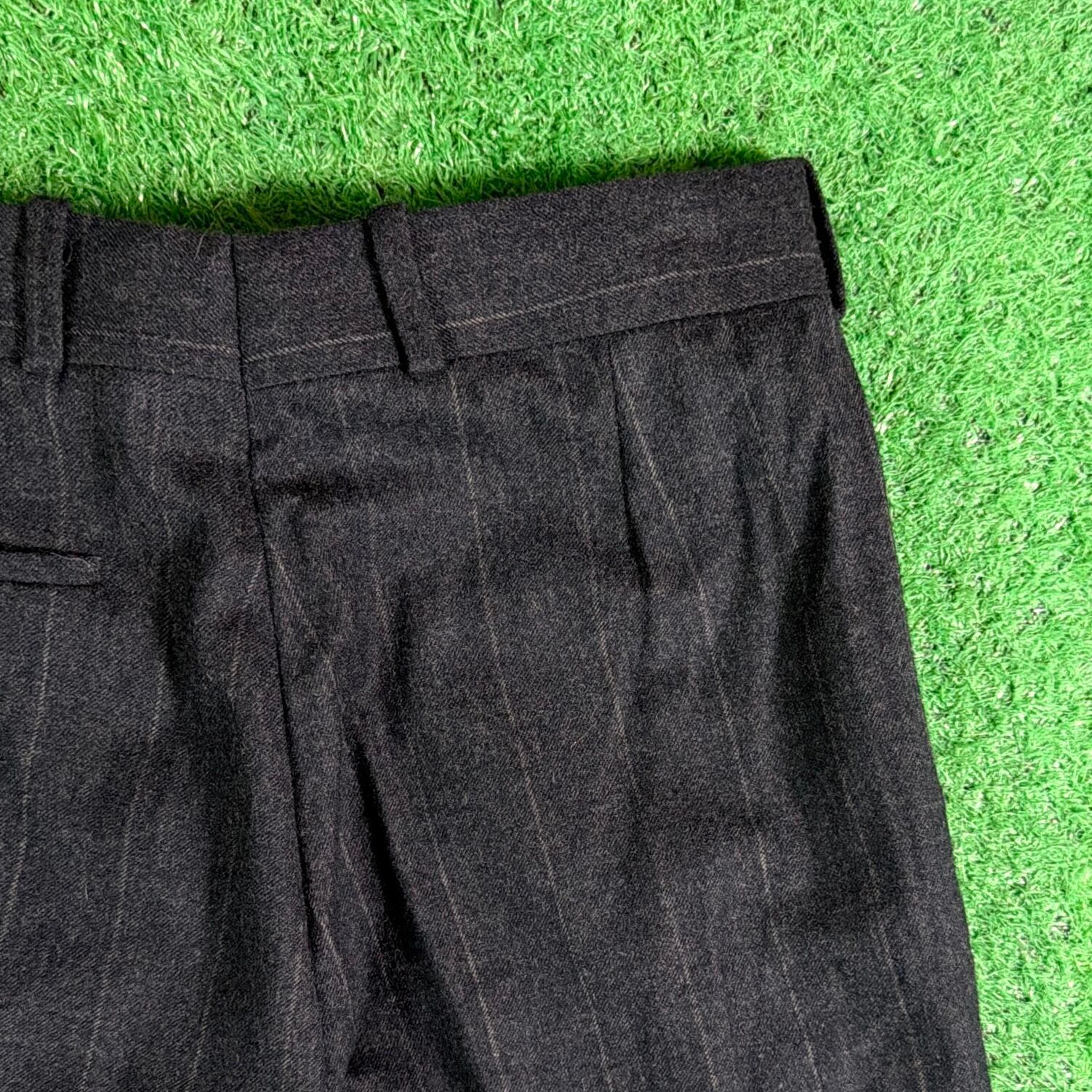 Men's】 80 s - 90s 2タック ストライプ スラックス パンツ / 80年代