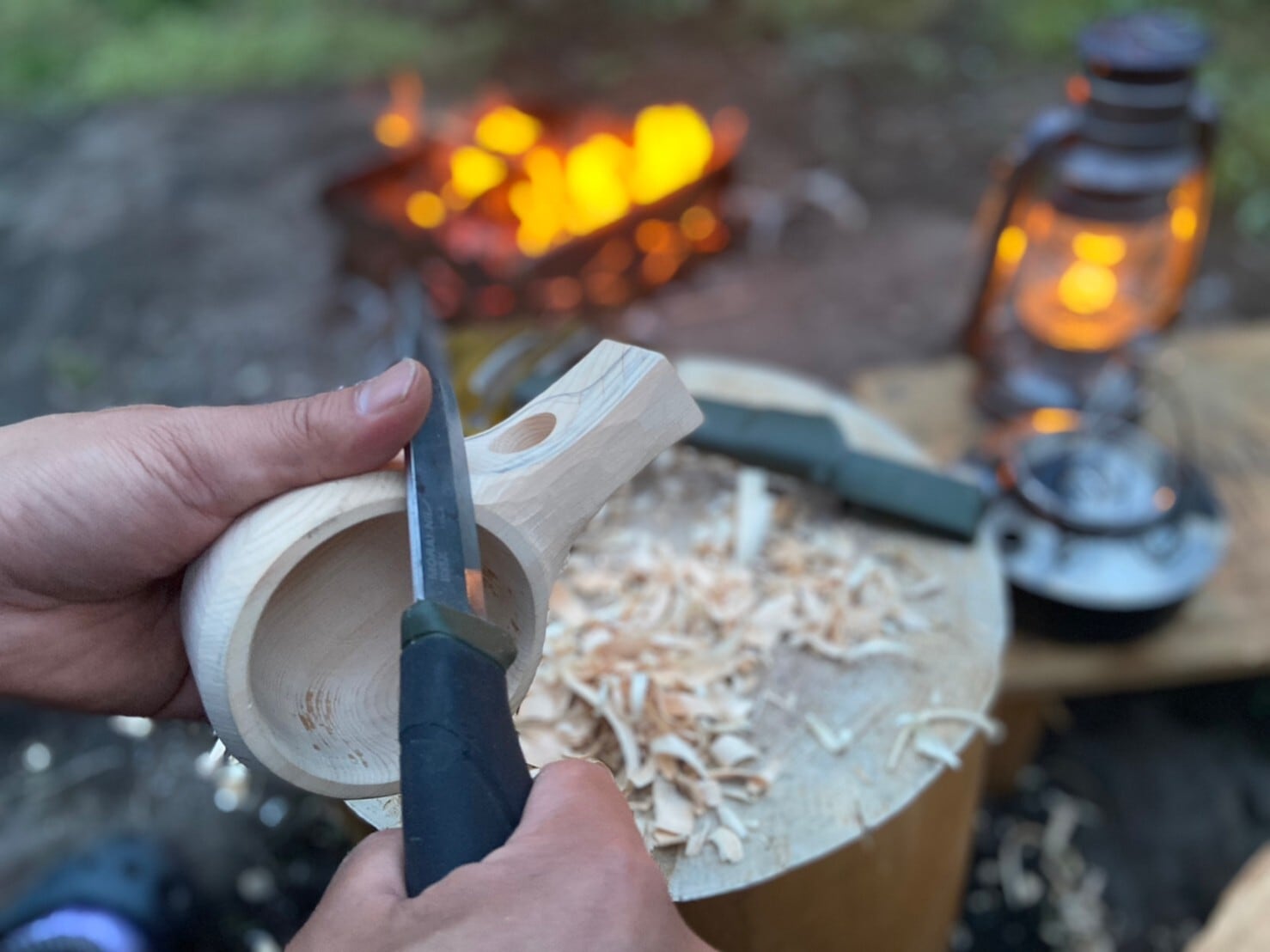1点物 ドイツ作家作 ククサカップ ククサ 9/26《グリーンウッドワークで暮らしの雑貨づくり連続講座》⑥
