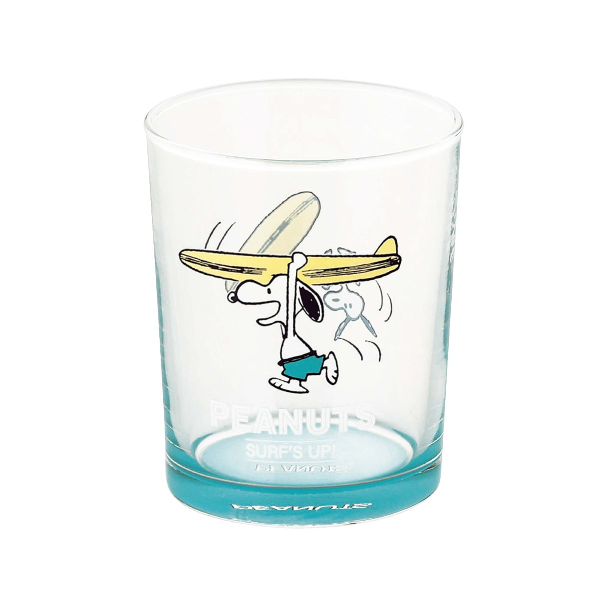 【レア】【レトロ】SNOOPY ガラス瓶 グラス4点セット SNOOPY】ガラスタンブラー(スカイブルー)【SN3100】SN3101-813