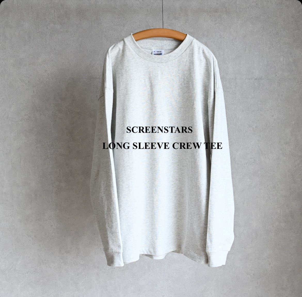 SCREEN STARS】LONG SLEEVE CREW TEE | comoda.com