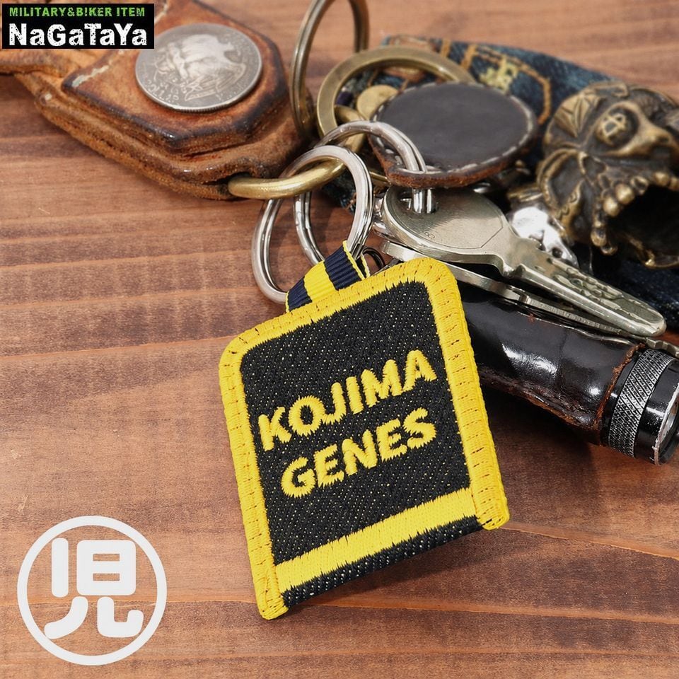 デニム キー iQOS バックインディアンコンチョ ビンテージTALONジップ 児島ジーンズ KOJIMA GENES RNB995 インディゴデニム 刺繍キーホルダー