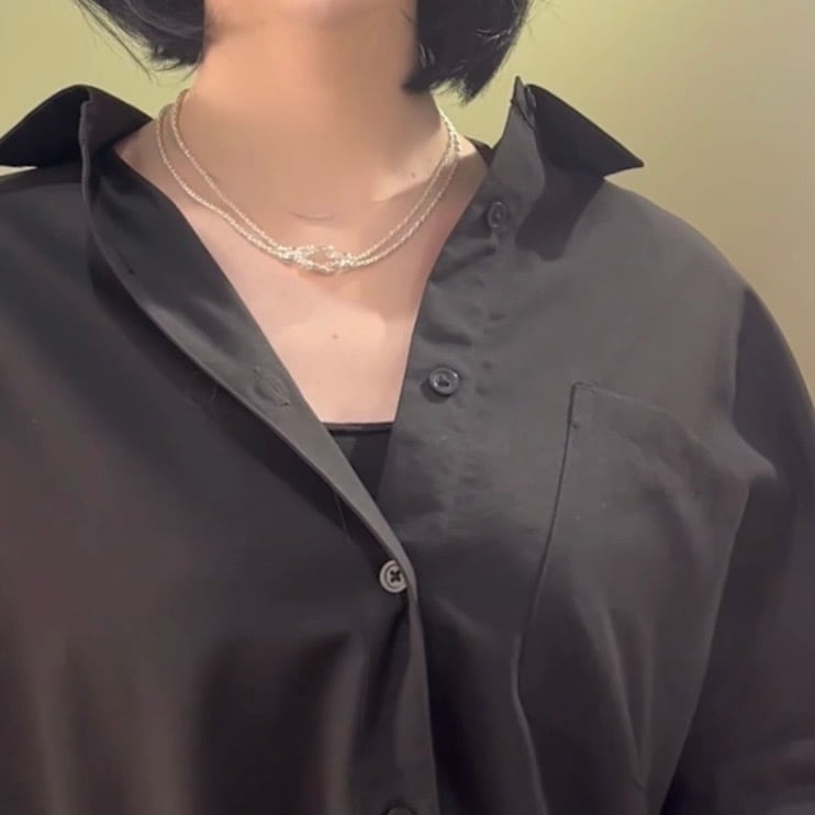 希少【TIFFANY&CO.】 2308 ティファニー ツイストダブルロープ