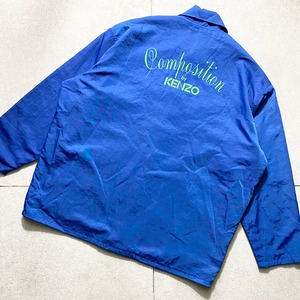 vintage COMPOSITION by KENZO back logo coach jacket | NOIR ONLINE
