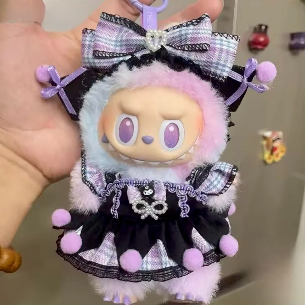 ラブブ 着せ替え クロミちゃん ぬいぐるみ用 labubu 17cm用 可愛い