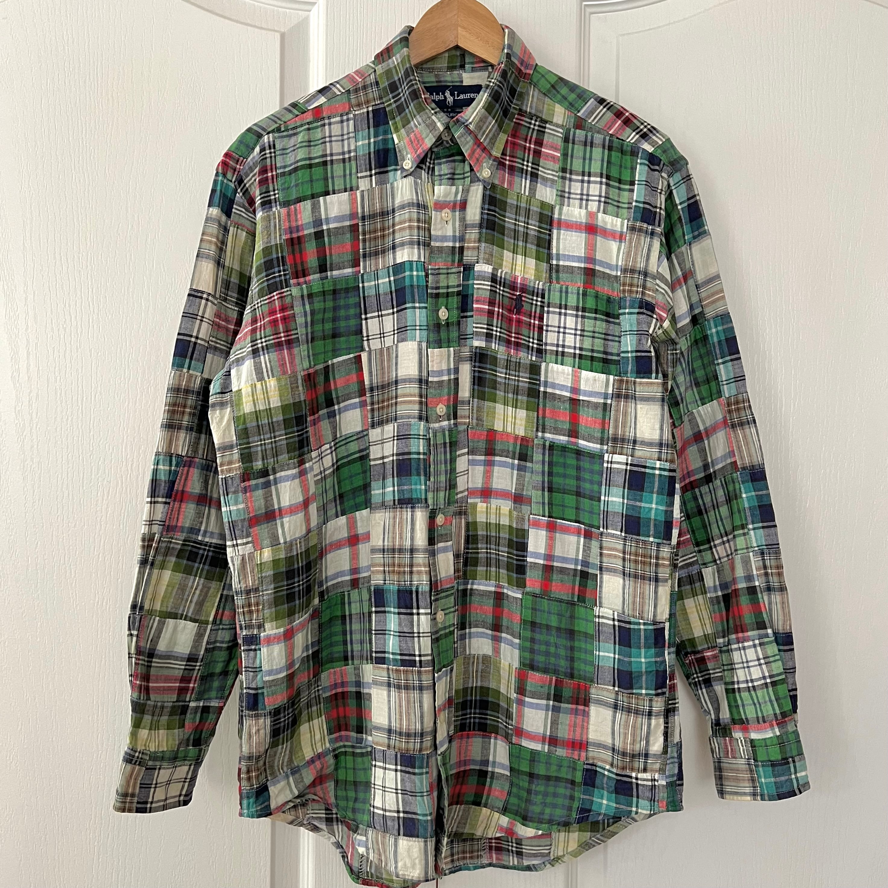 Ralph Lauren ラルフローレン パッチワーク クレイジーパターン 長袖