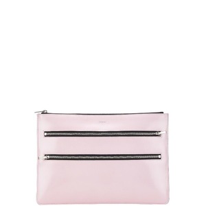 セリーヌ クラッチバッグ ピンク レザー レディース CELINE 【中古】