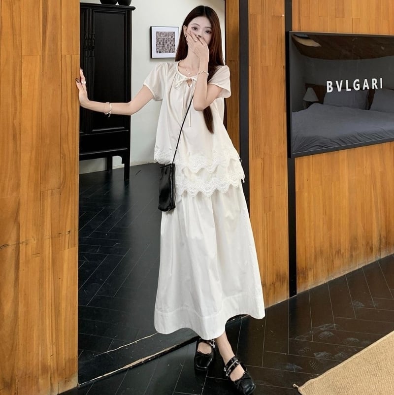 トップス シャツ ブラウス プルオーバー 白シャツ 白トップス フリル