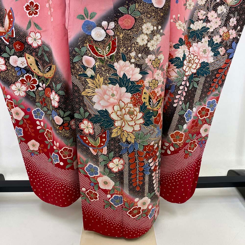 おぼろ絞り 振袖 袋帯 重ね衿 帯締め 帯揚げ セット 振袖フルセット