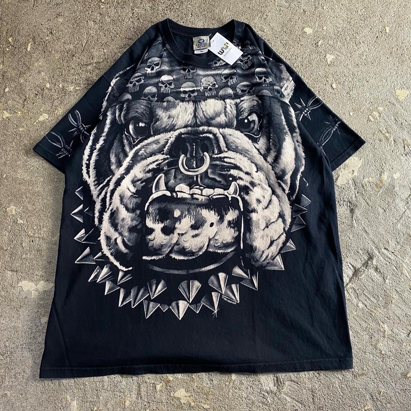 90s LIQUID BLUE "BULLDOG" T-shirt