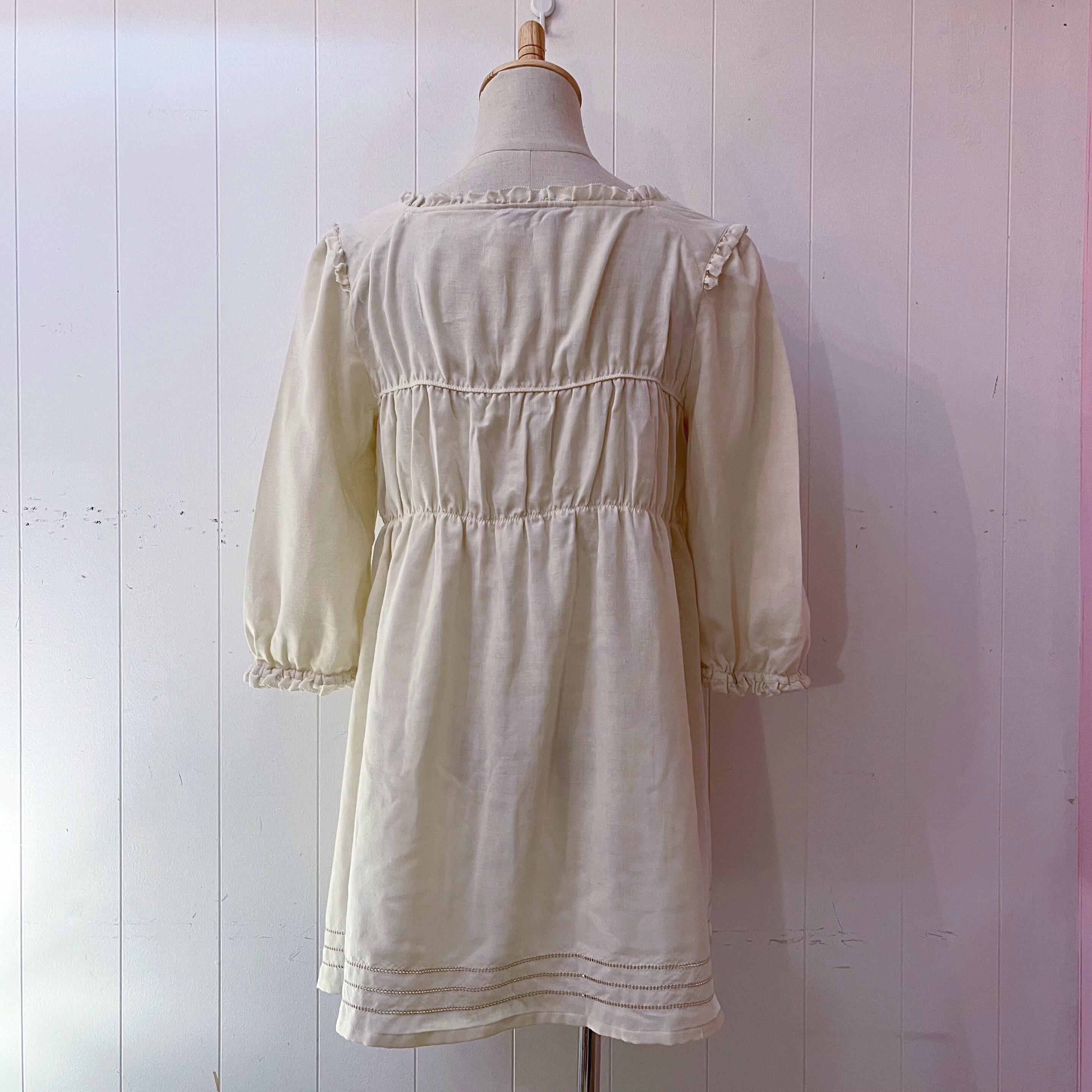 PINKHOUSE / front ribbon gauze blouse