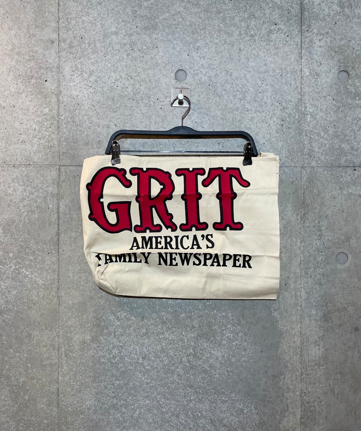 50s GRIT NEWSPAPER BAG dead stock | moonbirds vintage