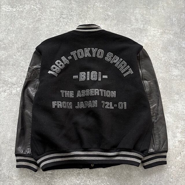 POSH BOY】90s ポッシュボーイ バーシティジャケット 袖レザー