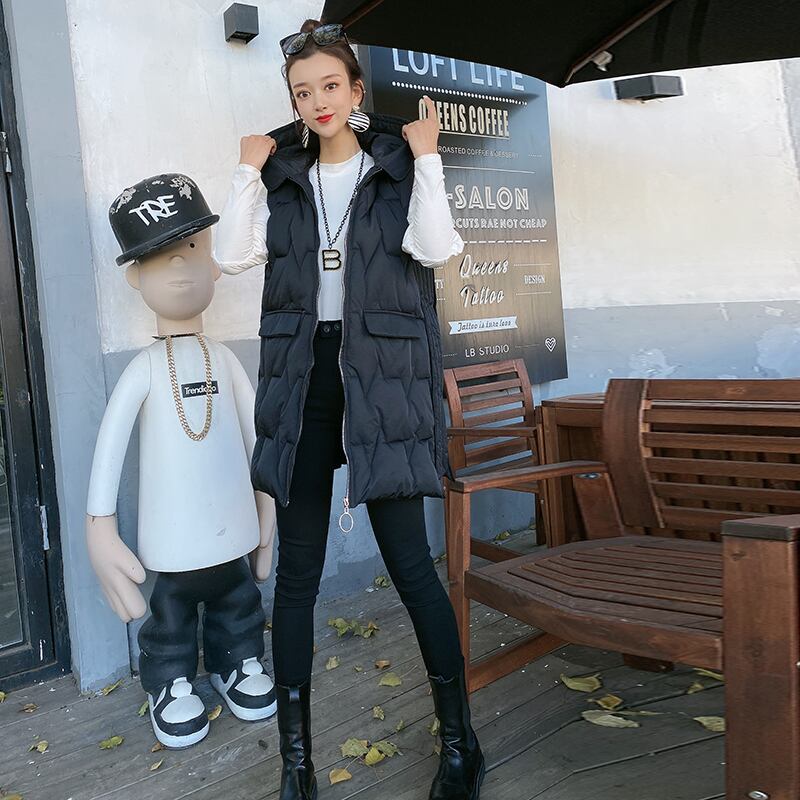 ジャケット ルーズオータムコート フードウィンター コットン 大きめサイズ 秋物 冬物 ミックスインファッション23834147474