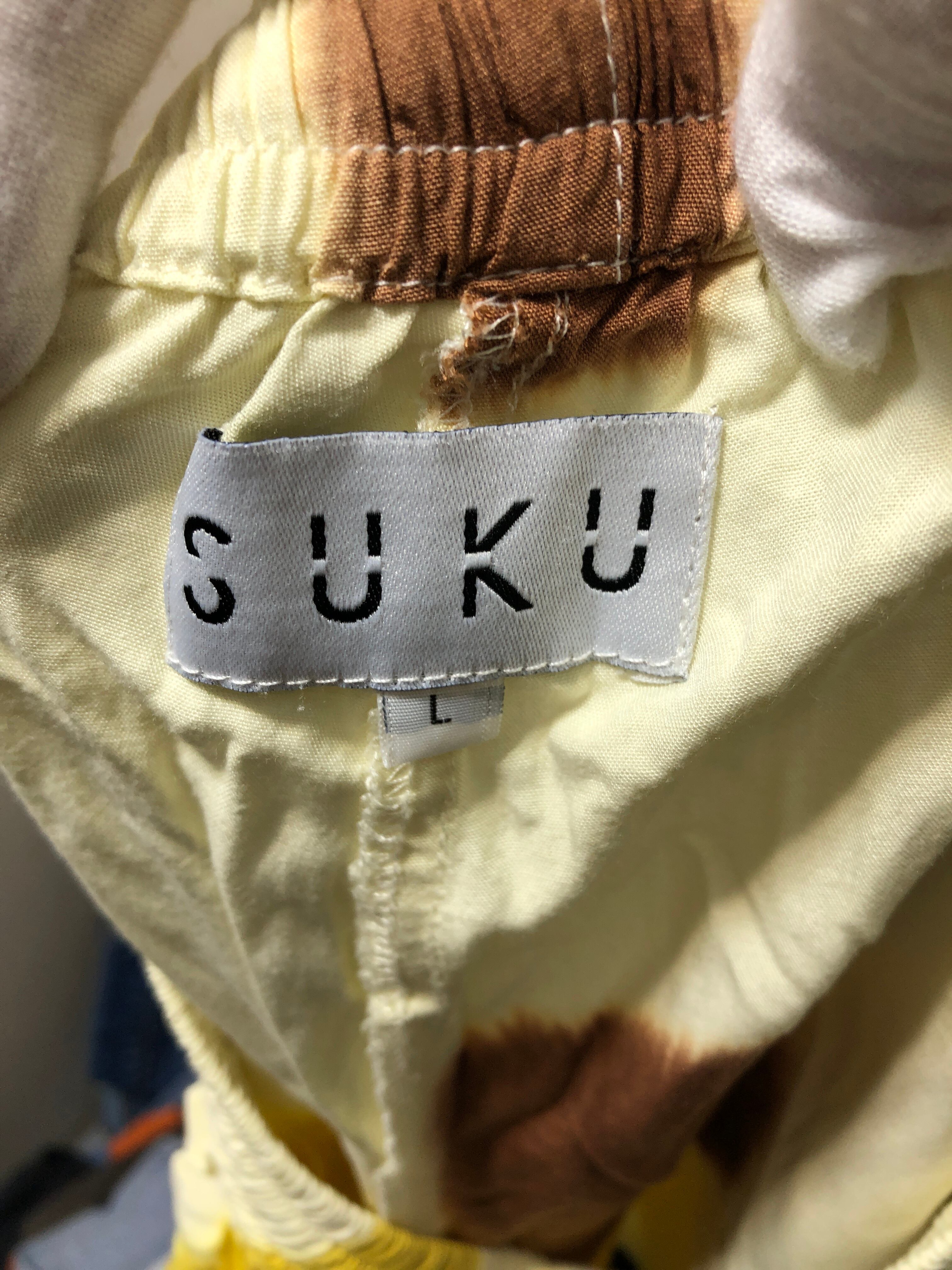 050650○ SUKU HOME セットアップ レーヨン シャツ ハーフ パンツ 