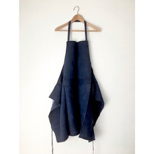 麻のヴィンテージエプロン｜Vintage Linen Apron