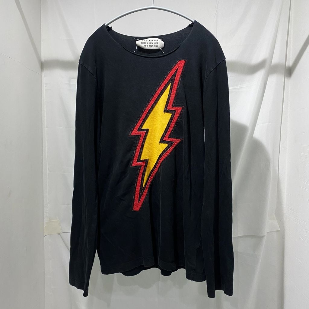 マルジェラ 06aw ロンT サンダー Martin Margiela マルタンマルジェラ 06AW サンダーデザインカットソー