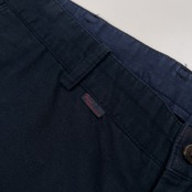 Papas パパス ピケ風 コットン パンツ ストレッチ ボトムス サイズ 50 (L) /メンズ/ネイビー/薄手