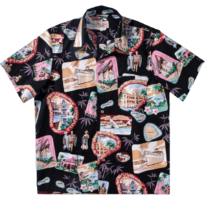 Vintage loose fit aloha shirt