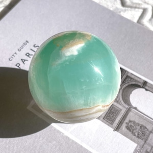 Caribbean Blue Calcite Sphere ✧ カリビアンブルーカルサイト
