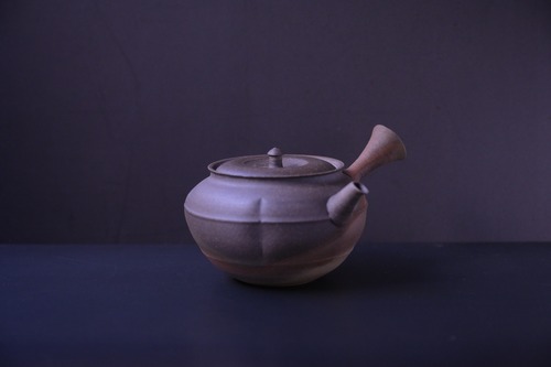 小俣冠丞　窯変南蛮茶注(釜形)