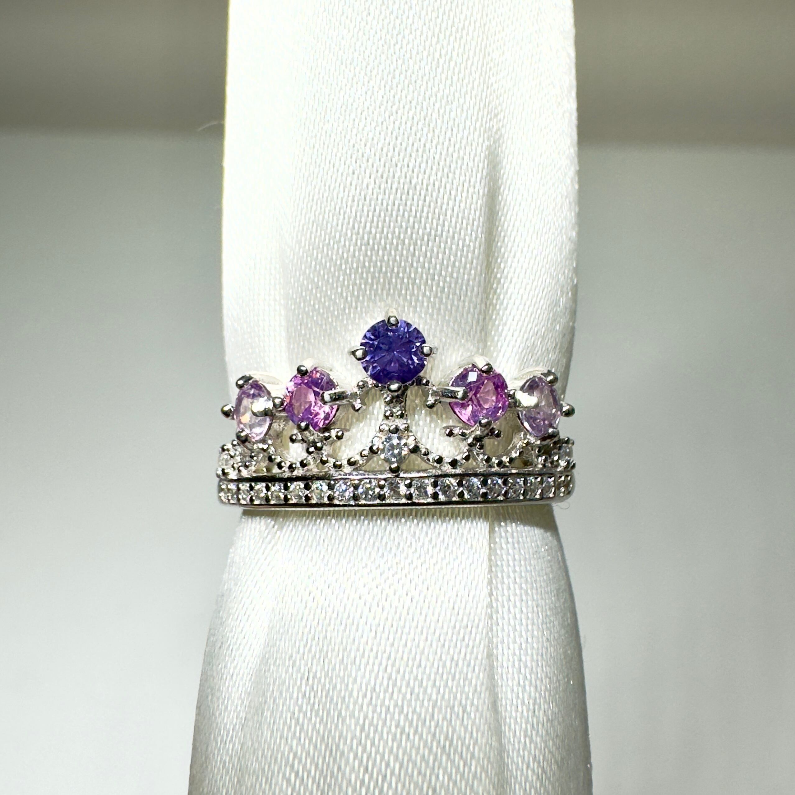 Princess Tiara Ring♦︎非加熱サファイア♦︎