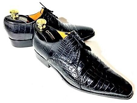 ☆定価90万円超☆ サントーニ SANTONI リアルクロコダイルレザー ☆定価90万円超☆ サントーニ SANTONI リアルクロコダイルレザー