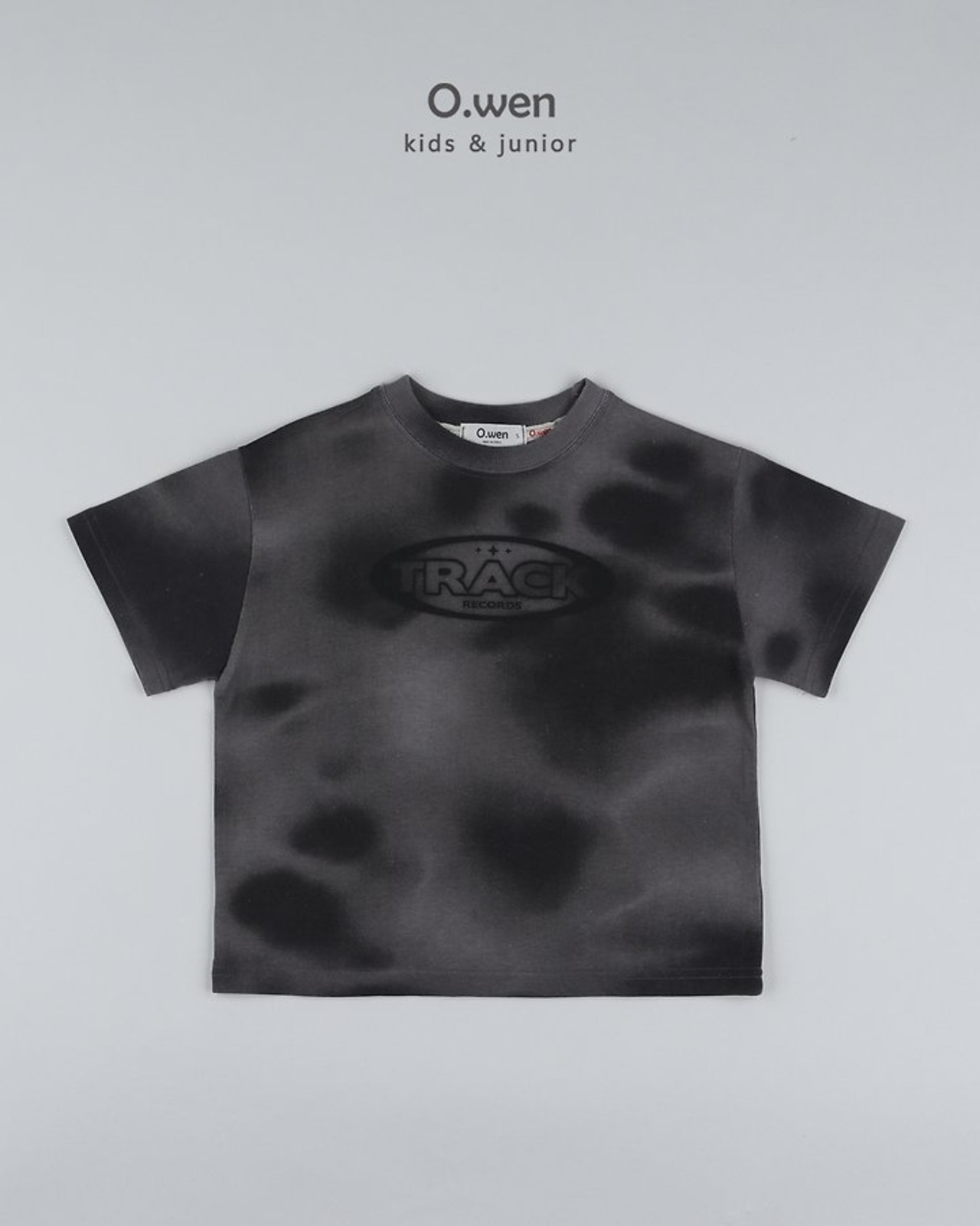 [O.wen] Track Wash Short Sleeve T-shirt / [오웬] 트랙워싱반팔티