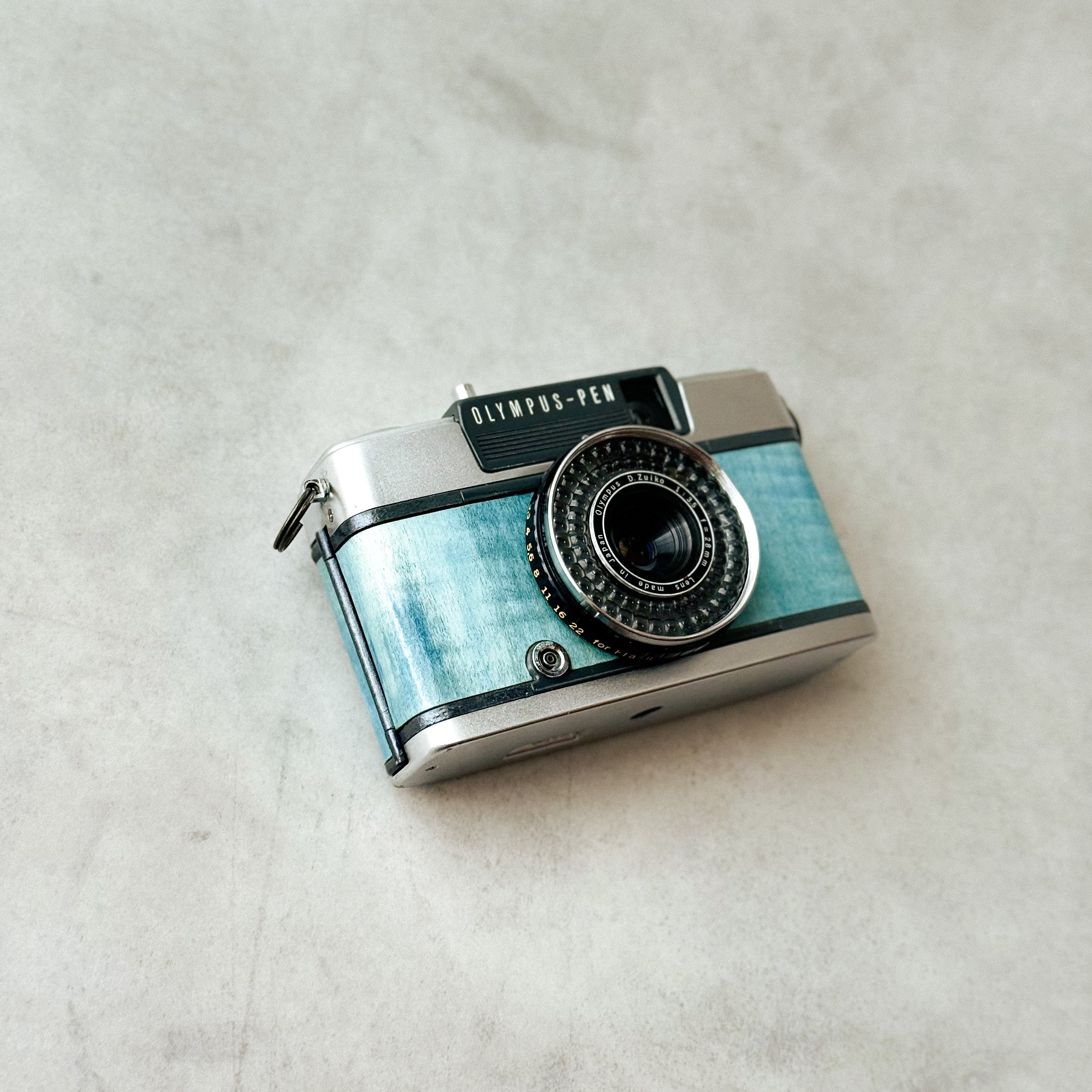 Denim Blue デニムブルー Olympus-PEN EE-2 | Macha Cameras