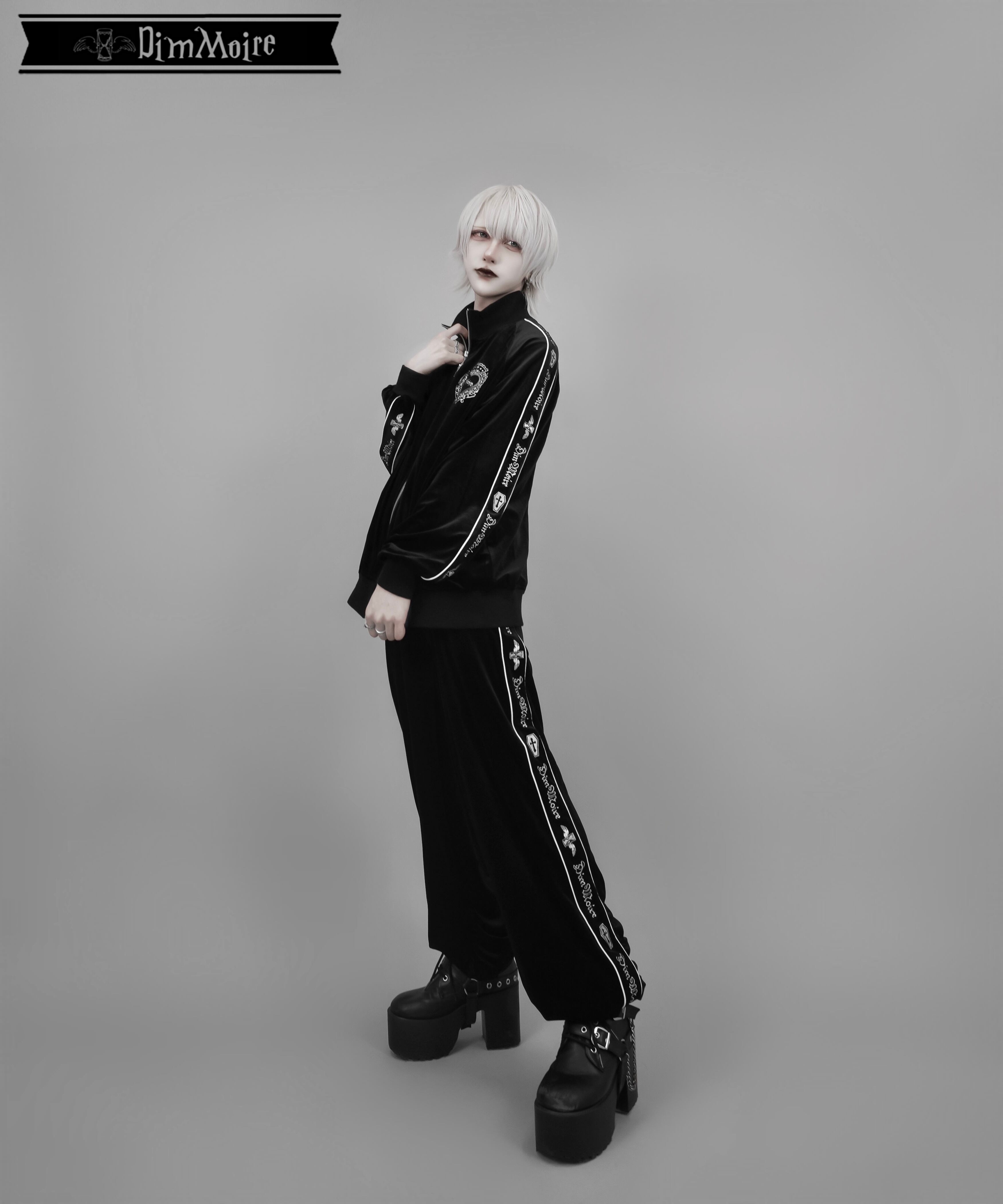 ベロアジャージトップス【Black】 | DimMoire 