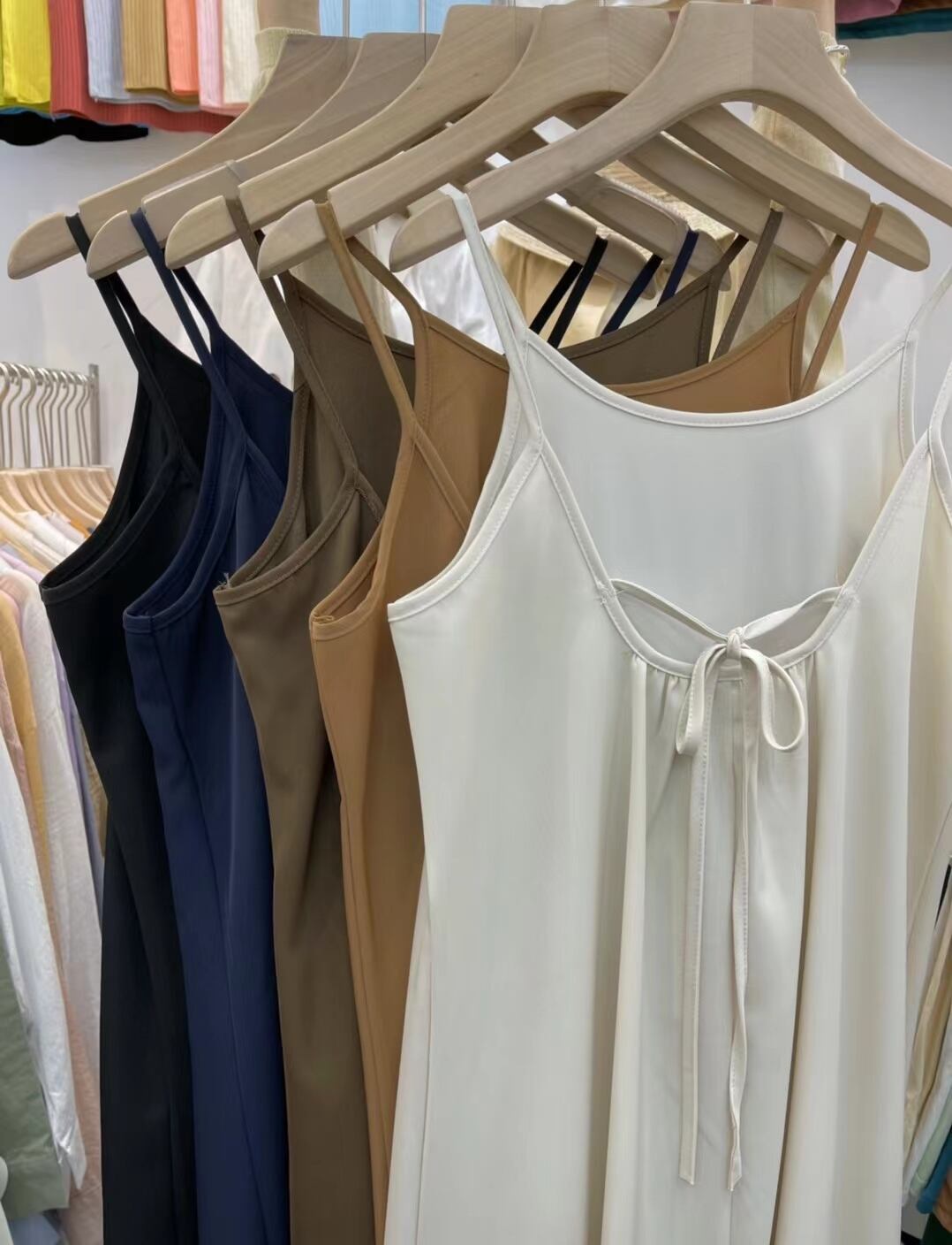 バックリボンキャミワンピース AJ2205-690