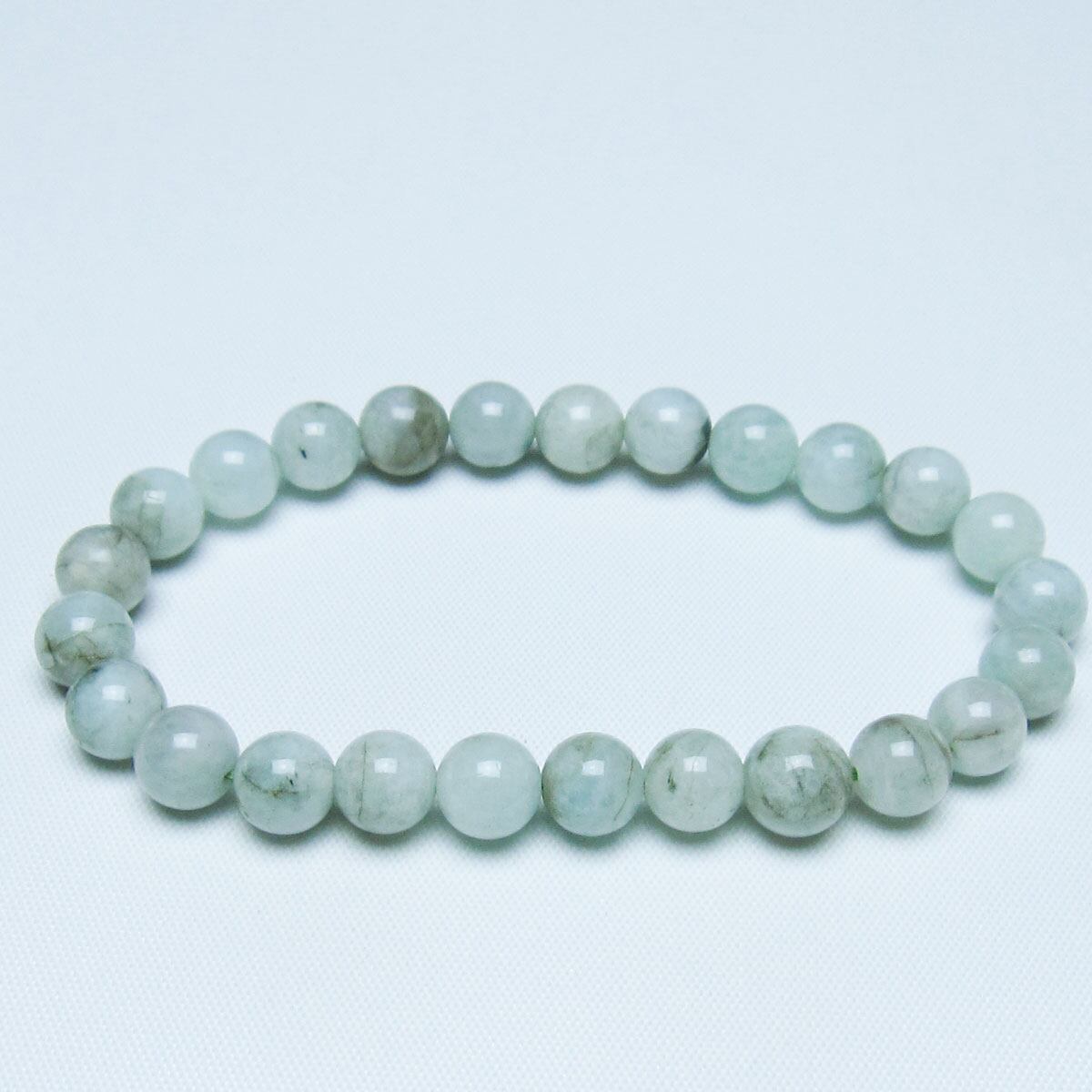 エメラルド ブレスレット 8mm 一点物 メール便可 [M便 1/10] 111-46058