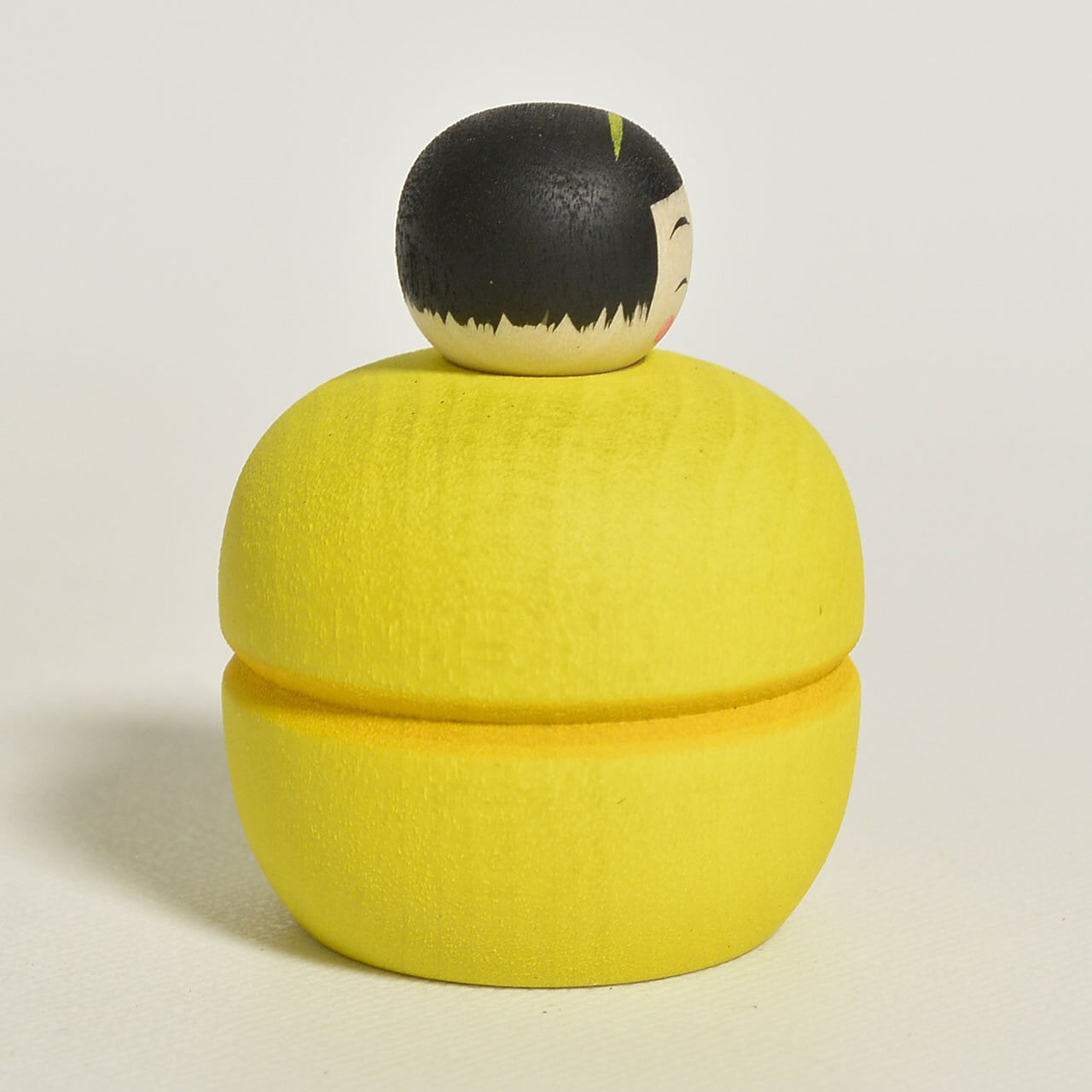 購入専用　可愛いマントこけし　5本セット売り マカロンちゃんこけし 約1.5寸 約4.5cm 鈴木明 工人（作並系）#2545