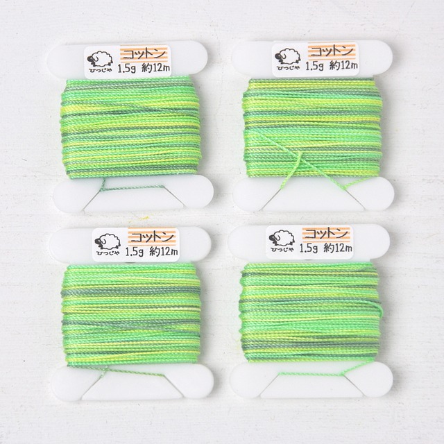 手染めレース糸【コットン・016】 1.5g