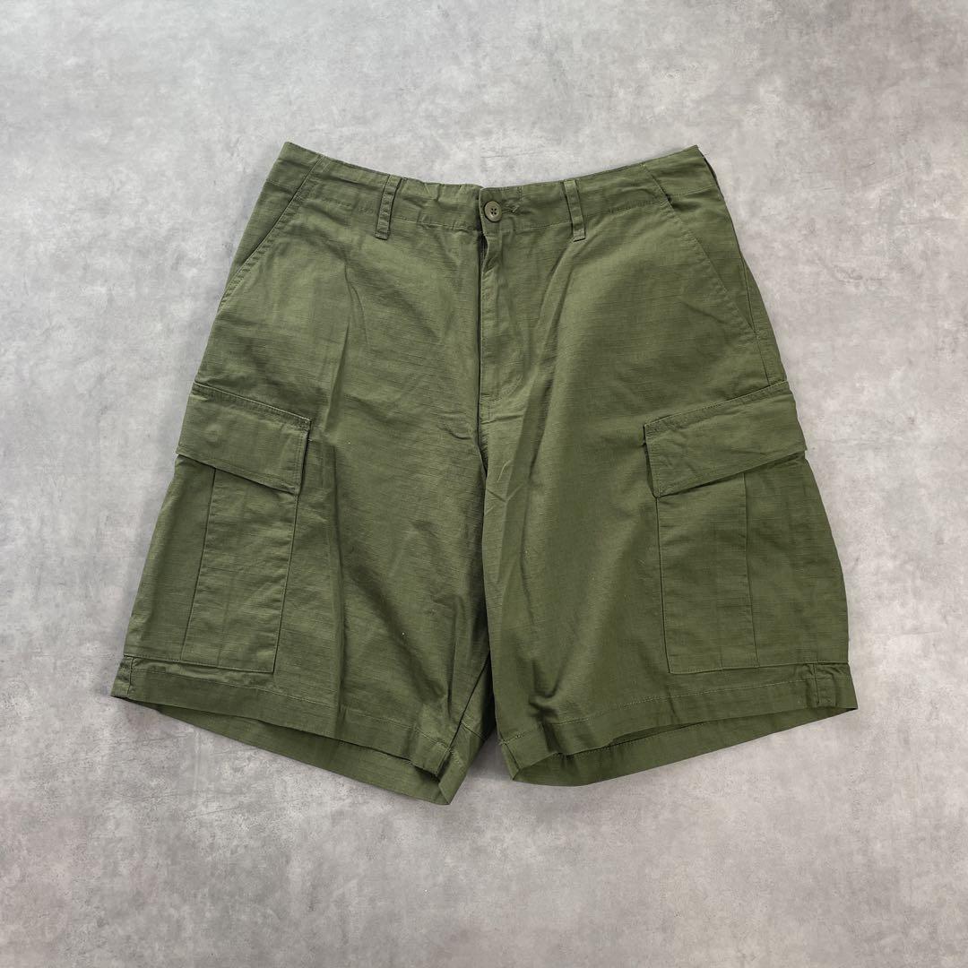 HINSON ヒンソン カーゴショーツ ハーフパンツ グリーン ミリタリー
