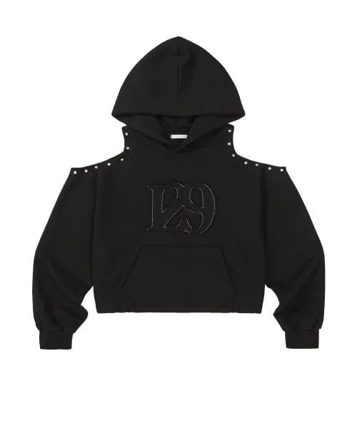 ☆ILLIT ミンジュ 着用！！【ILLIGO】129 CUTOUT OVERFIT HOODIE