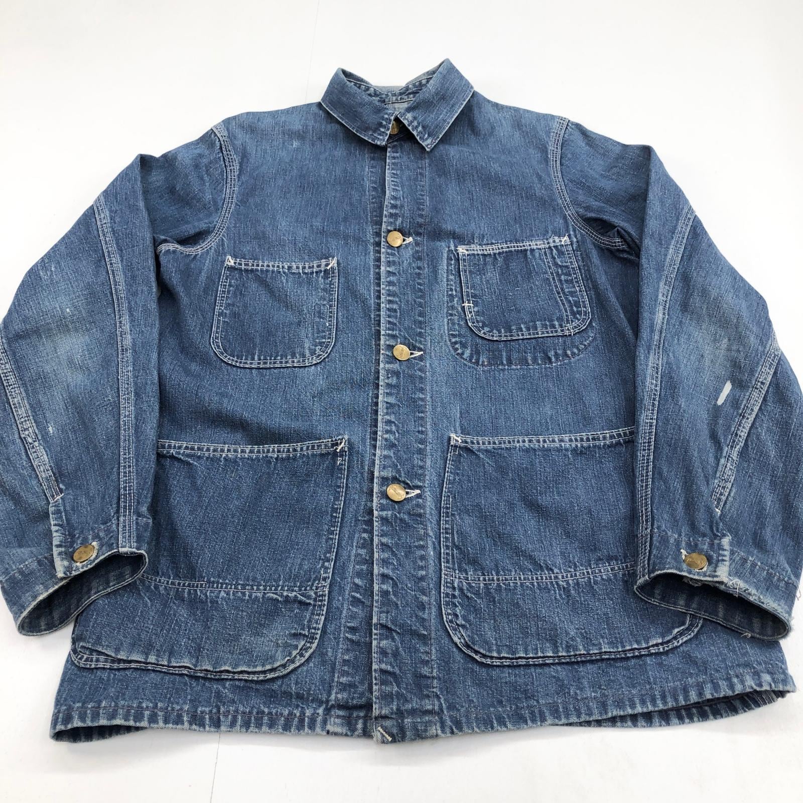 UNKNOWN 50年代あたり SANFORIZED デニムカバーオール ワーク