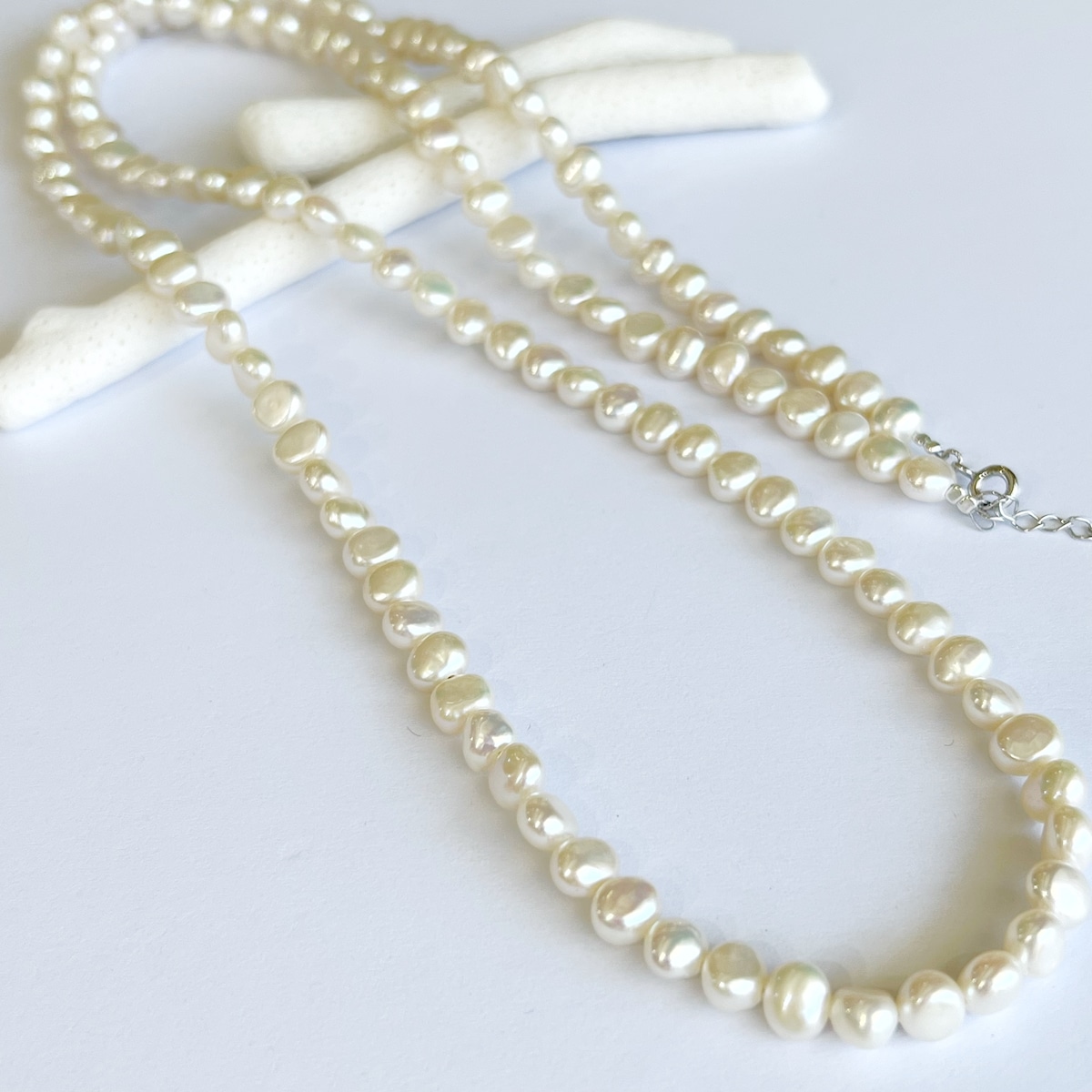 Lagoon Original バロックパール ロングネックレス 80cm ポテト 