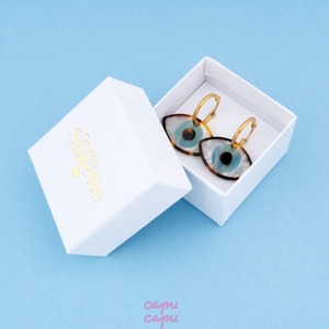 «sold out» Coucou Suzette Blue Eyes Earrings