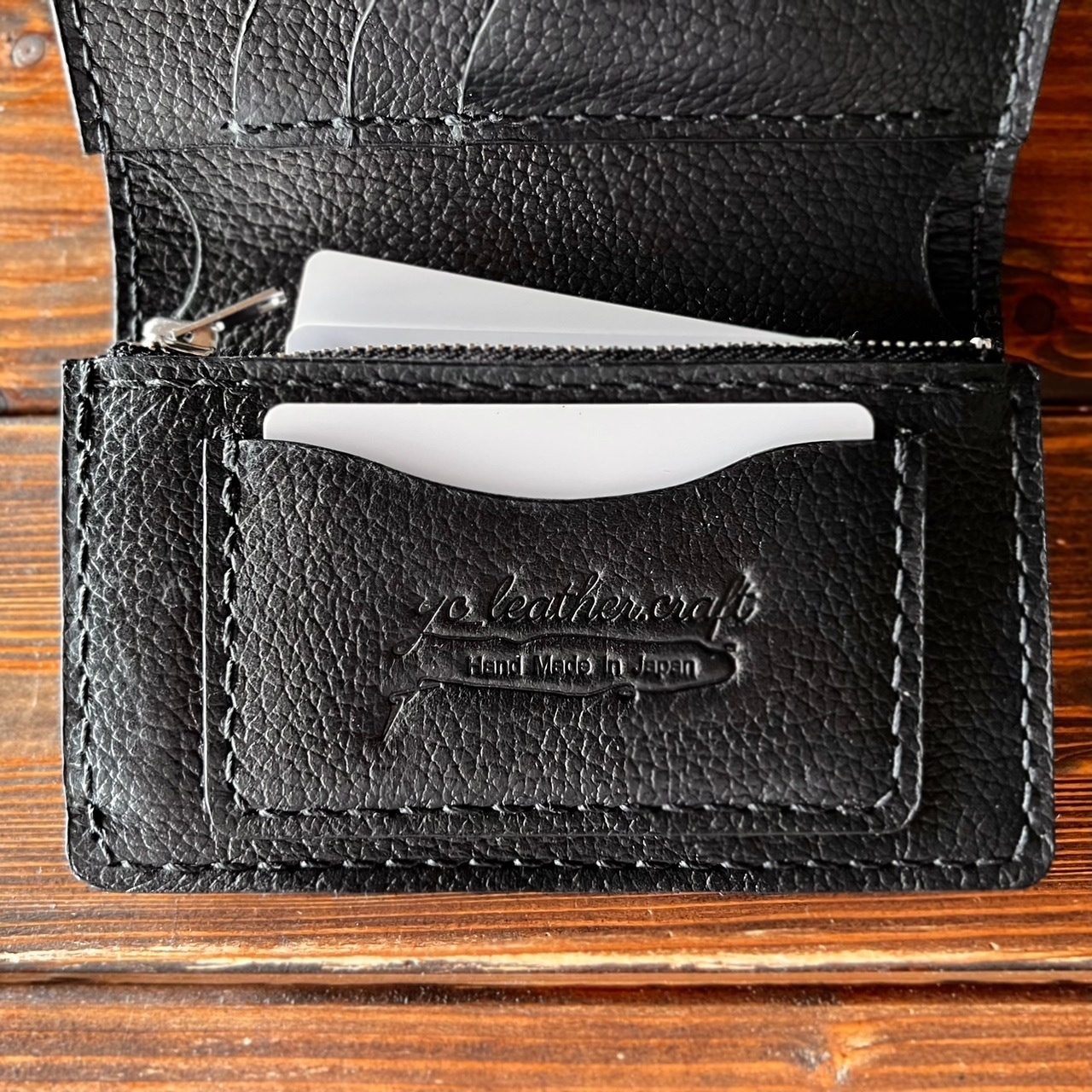 【カスタムオーダー Trucker Wallet-10 シュリンクエンボスレザー】