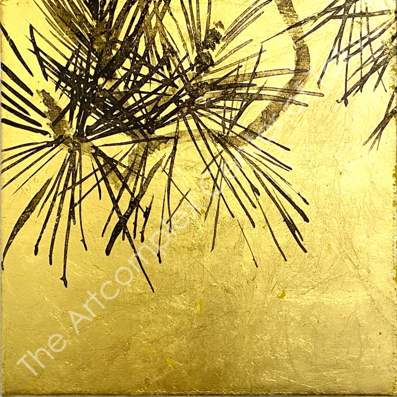 雪寧アキラ「松図」-C