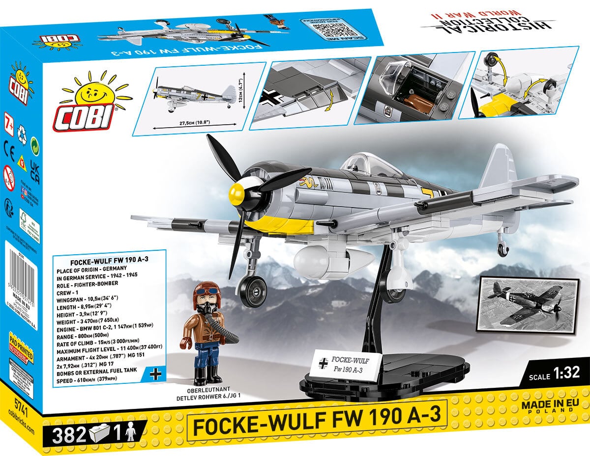 COBI #5741 フォッケウルフ Fw190A-5 (Focke-Wulf FW190 A5